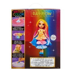 RAINBOW HIGH WATERCOLOR CREATE PAPUSA OCHI CAPRUI - Img 9