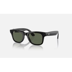 RayBan Meta Wayfarer S ShinyBk/G15 Green - Img 2
