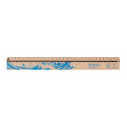 Rigla lemn 30cm greenline