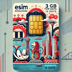 Roaming eSIM 3GB date, eSIM de Mare Viteza pana la 5G, valabil 14 zile din momentul activarii, Singapore