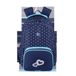 RUCSAC OXFORD TROLLEY DOTS 3 COMPARTIMENTE 44X29X22CM ROZ
