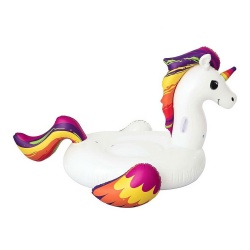 Saltea gonflabilă pentru copii - unicorn - 155 x 119 cm - Img 4