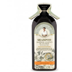 Sampon negru fortifiant pt.toate tipurile de par "bunica agafia" 350ml adams vision