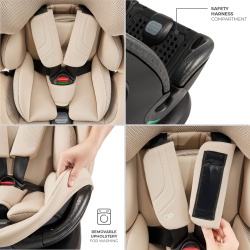SCAUN AUTO KINDERKRAFT XPEDITION 3 I-SIZE 40-150 CM, BEIGE - Img 2