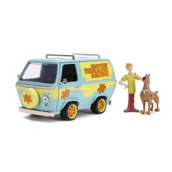 SCOOBY DOO MYSTERY VAN SET FORMAT DIN DUBITA METALICA SCARA 1:24 SI 2 FIGURINE SCOOBY DOO SI SHAGGY - Img 2