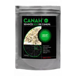 SEMINTE DECORTICATE DE CANEPA ECO 1000gr CANAH