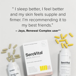Serovital Skin Revive, Formula Avansata Pentru Reducerea Ridurilor Si Stralucirea Pielii, 180 Cps - Img 4