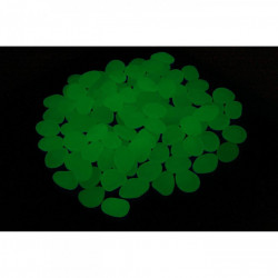 Set 100 pietre decorative fluorescente, culoare Verde, AVX-AG653B - Img 3