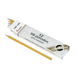 Set 12 creioane Goldline HB din lemn galben - Heutink - Img 2