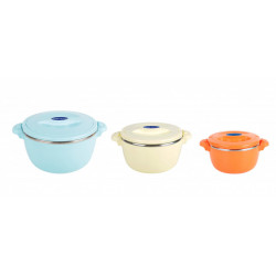 SET 3 CASEROLE TERMICE 2+4+6L,BELLY BLUE - Img 3