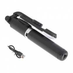 Set 3in1, Selfie Stick cu Lampa LED si Trepied, conectare Bluetooth, alimentare USB - Img 12