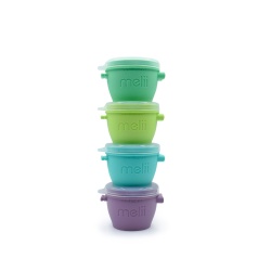 SET 4 RECIPIENTE SILICON SNAP&GO, MELII, 118 ML - Img 4