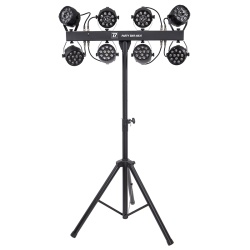 SET 8 PAR-URI 12X1W RGBW + TREPIED SI HUSE TRANSPORT - Img 13