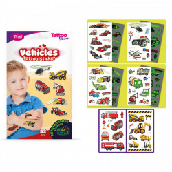 Set autocolante pentru tatuaj vehicul - 53 buc/pachet - Img 4