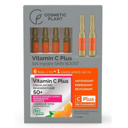 SET CADOU VIT. C PLUS "SKIN BOOST" 50+ (6fiole*2ml+1cr.antirid 50ml) COSMETIC PLANT