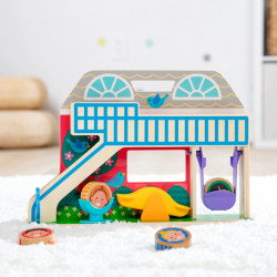 Set de joaca din lemn cu accesorii Scoala Rostogol GO TOTs - Img 3