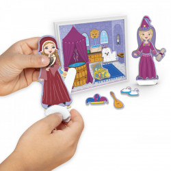 Set de joaca magnetic Castel medieval - Melissa & Doug - Img 5