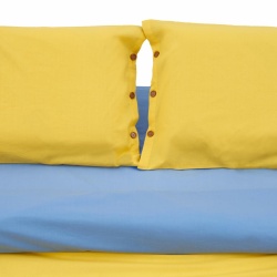 SET DE PAT DUBLU BBC YELLOW/BLUE - Img 8
