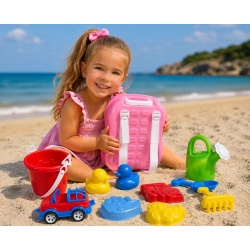 SET MICUL CALATOR RUCSAC PENTRU NISIP ROZ - Img 6