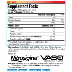 Sirenlabs Vaso Vol Fruit Burst Flavor, Formula Pentru Cresterea Masei Musculare Cu Aroma De Fruit Burst, 960 Ml - Img 3