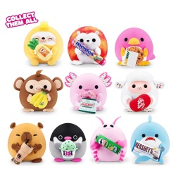 Snackles - Jucarie de plus colectibila S1W2, 35 cm, Lottie - Img 3