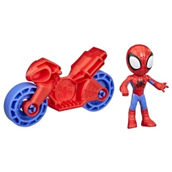 SPIDERMAN SET MOTOCICLETA SI FIGURINA SPIDEY 6CM - Img 5