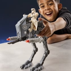 STAR WARS MANDALORIAN SI GROGU ACTION VERSE SET FIGURINA IMPERIAL DRIVER SI VEHICUL AR RT CU ACCESORII - Img 6