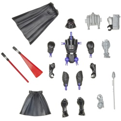 STAR WARS MIX MASHERS DELUXE SET FIGURINA DARTH VADER 12CM SI ACCESORII - Img 8