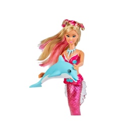 STEFFI LOVE SIRENA CU COADA FLEXIBILA SI DELFIN 29CM - Img 3