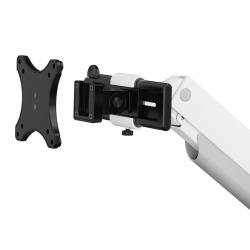 Suport dublu mon. birou NM 24"-34" alb - Img 11