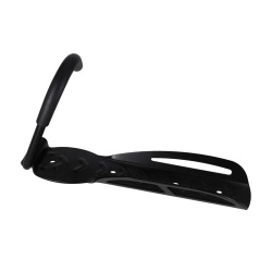 Suport pentru bicicleta cu prindere pe perete, rabatabil, metalic, culoare Neagra - Img 3