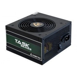 SURSA CHIEFTEC 500W (real), Task series, fan 12cm, certificare 80PLUS Bronze, 1x CPU 4+4, 1x PCI-E (6+2), 5x SATA "TPS-500S"