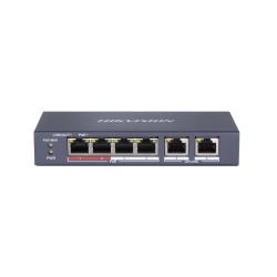 SWITCH HIKVISION 4 PORTURI POE