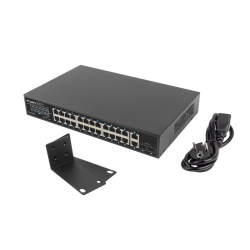 Switch Lanberg 24x Gigabit Ethernet 250W