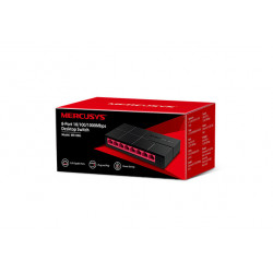 SWITCH MERCUSYS, porturi Gigabit x 8, unmanaged, carcasa plastic, "MS108G" - Img 3