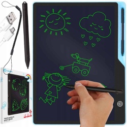 Tableta grafica de 16" pentru copii, culoare Albastru, AVX-WT-RYMT-1201-BK-BLUE - Img 1