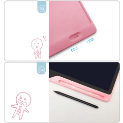 Tableta grafica de 16" pentru copii, culoare Roz, AVX-WT-RYMT-1201-BK-PINK - Img 3