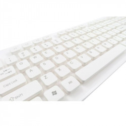 Tastatura USB rezistenta la apa, 103 taste qwerty, IP05, Esperanza Singapore - Img 2