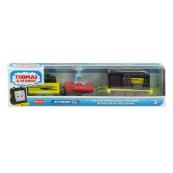 THOMAS LOCOMOTIVA MOTORIZATA DIESEL CU 2 VAGOANE - Img 1