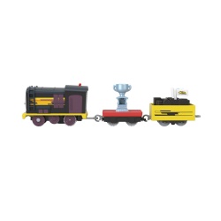 THOMAS LOCOMOTIVA MOTORIZATA DIESEL CU 2 VAGOANE - Img 2