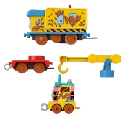 THOMAS LOCOMOTIVA MOTORIZATA MUDDY FIX EM UP FRIENDS CU 2 VAGOANE - Img 3