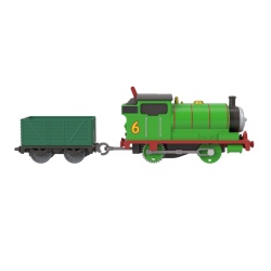 THOMAS LOCOMOTIVA MOTORIZATA PERCY CU VAGON - Img 7