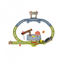 THOMAS SET DE JOACA CU LOCOMOTIVA MOTORIZATA THOMAS LIVREAZA VOPSEAUA - Img 5