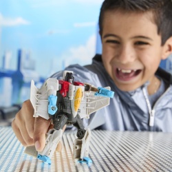 TRANSFORMERS CYBERWORLD ROBOT STARSCREAM CONVERTIBIL 10CM - Img 4