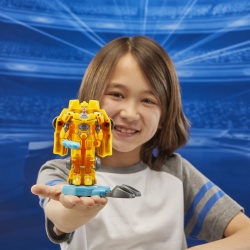 TRANSFORMERS ONE ROBOT BATTLERS FIGURINA BUMBLEBEE B127 11.5CM - Img 7