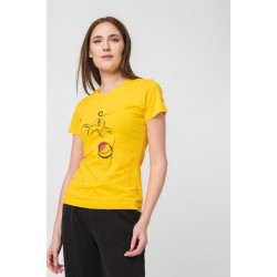 TSHIRT CASUAL F CAL PEGAS YELLOW-S - Img 1