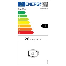 TV HD 32 INCH 81 CM DVB-T2/S2 VIDAA KRUGER&MATZ - Img 9