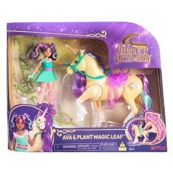 UNICORN ACADEMY SET PAPUSA AVA SI UNICORNUL LEAF PLANTA MAGICA - Img 1