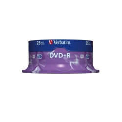 Verbatim DVD+R 16X 25PK SPINDLE 4.7GB