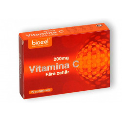 VITAMINA C 200MG 20CPR